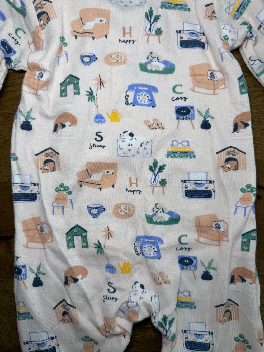 Magnetic Me Organic Cotton Dog Sleeper - Size 0-3 Months - Picture 4 of 4